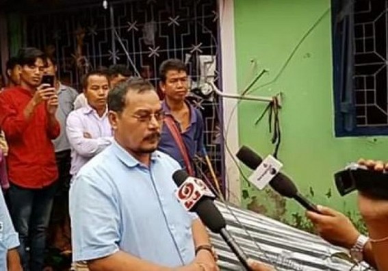 Minister Mebar Jamatia denies IPFT’s role in BJP MP’s house attack Minister Mebar Jamatia denies IPFT’s role in BJP MP’s house attack