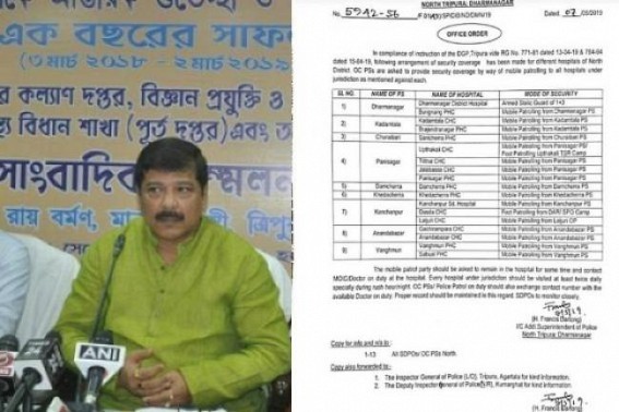 Attacks on Doctors : Hospitals in Tripura provided tight security blanket