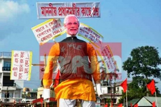 52% Graduates, 62% Master Degree holders Unemployed in India : Asian Data Monitory system listed Tripura No-1 in unemployment rate among all Indian States, 19% jump of unemployment rate under BJP Govt