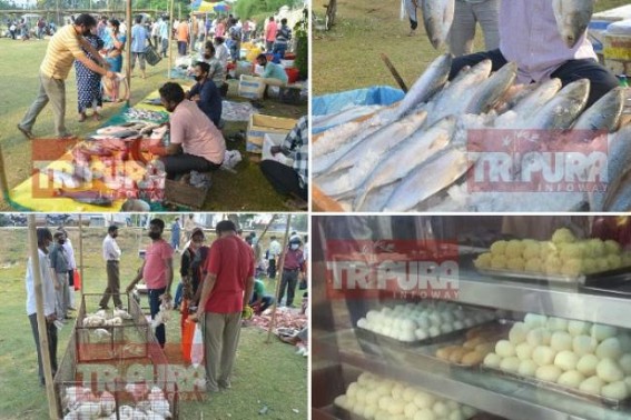Prices Skyrocketed amid Lockdown on Naba Barsha : Mutton price touched Rs. 2,000, Hilsa Big Size sold at Rs. 1,800