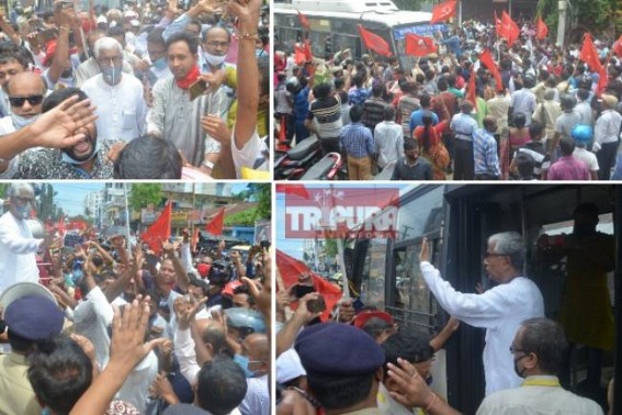 There is Nothing called â€˜Endâ€™ in Politics ! Todayâ€™s mammoth rally is the â€˜Startâ€™ to end BJP era : Tripura Ex-CM told Comrades amid claps and enthusiasm 