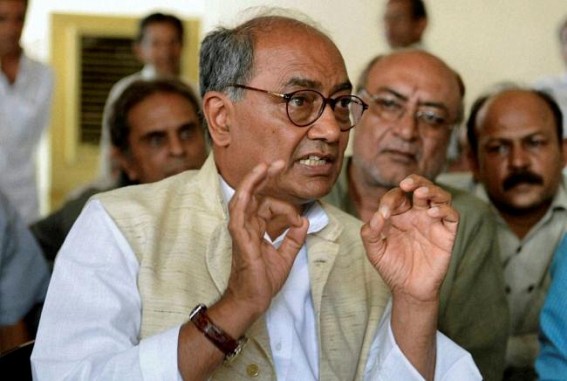 Ram temple should be built by religious leaders: Digvijaya