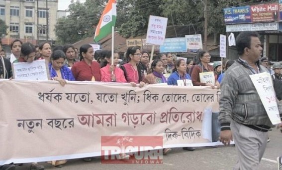 22 gangrapes in 20 months, 1,891 Crime against Women cases registered : Tripuraâ€™s crime rate highest in country as per population proportion among small states 