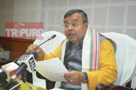 â€˜Economy boosting in Tripura at Record-levelâ€™, claims Ratanlal Nath