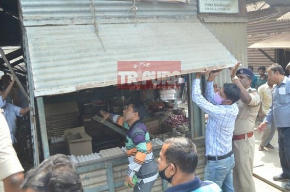 Lockdown began in Tripura at 2 PM, Today : No Restrictions upon Hospitals, Commodity Carrying vehicles, Ration Shops, Court, Police Station, Banks, Veg/Non-Veg markets Grocery shops, Fuel Pumps 