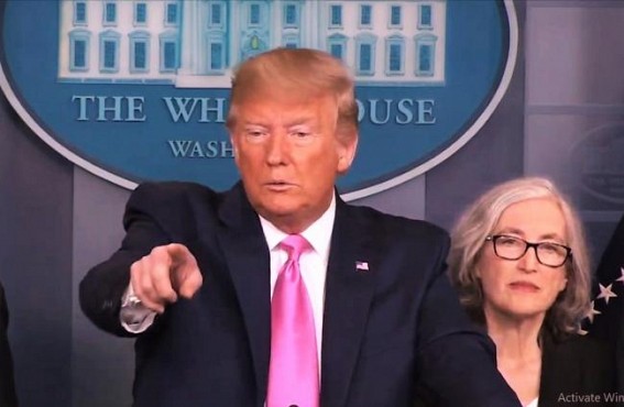 Trump lambasts WHO, says will 'give funding a good look'