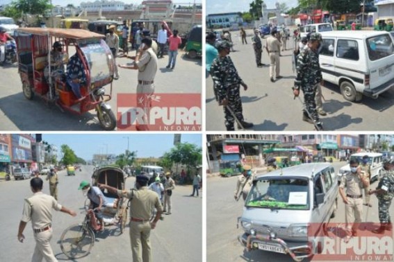 Lockdown tightly handled in Tripura : Restrictions, Checking beefed up after Tamil Nadu man who dropped 5 Tripura residents via Ambulance from Chennai in 5-days-journey, tested positive