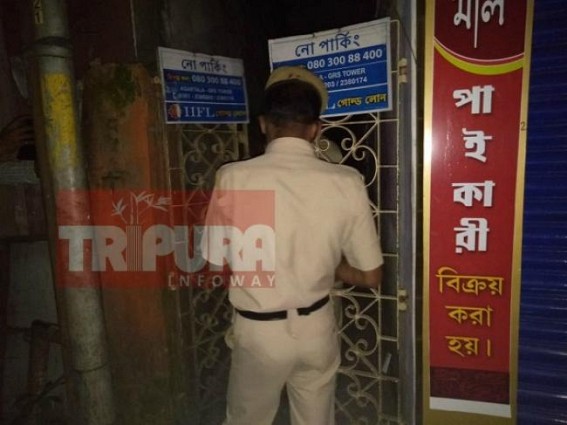 Massive contraband items seized from a Godown in Agartala