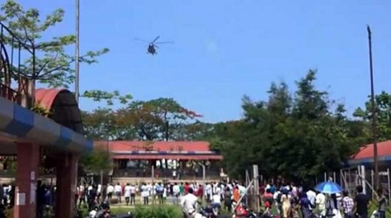 Armed forces salute corona warriors in Northeast India