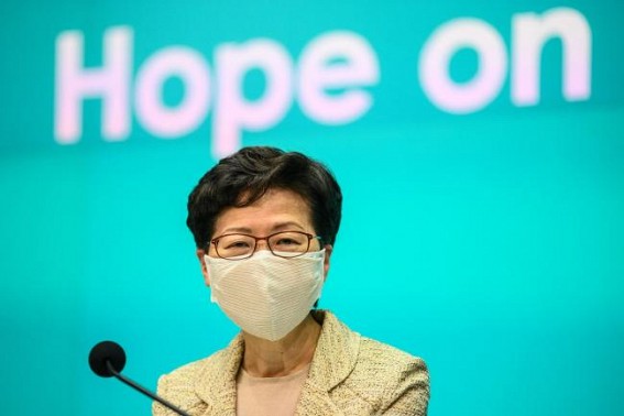 HK's Lam announces relaxation of social distancing measures