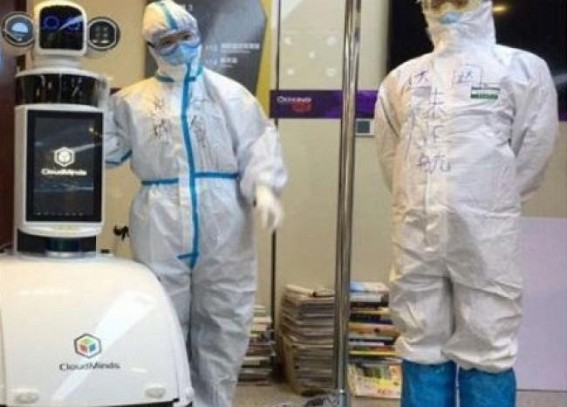 Tripura scientist makes robot to take care of Corona patients