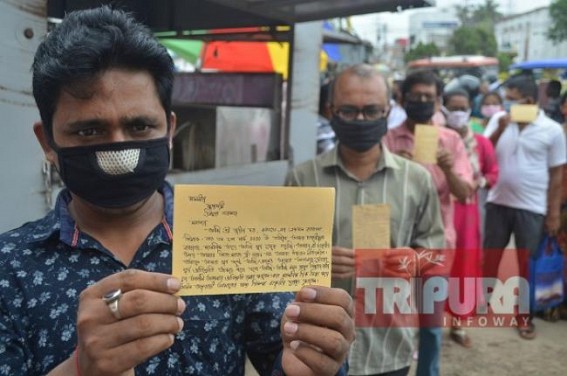 Terminated 10323 teachers sent their message to CM via postcards, demanded their jobs back