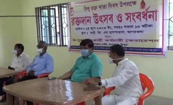 'State needs more blood donation camps' : MLA Sudip Roy Barman