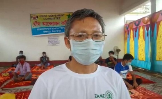 Joint Movement Committee continues Indefinite Hunger Strike for 7 days seeking fair deal on Bru settlement : Seeks Govtâ€™s accountability to the locals