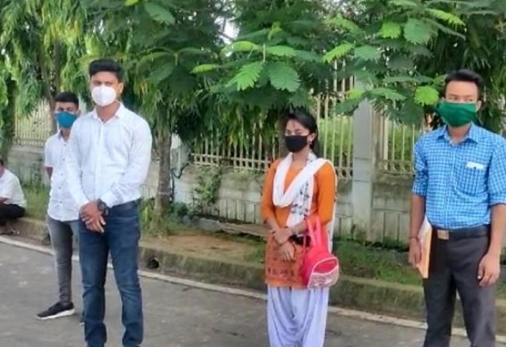 ABVP placed deputation to CM with complaint of taking Entrance Fee for cancelled PG courses in Tripura University   