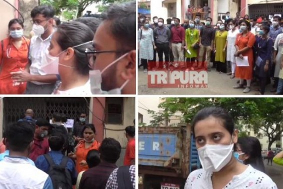 Model State Tripura Exposed again ! On Doctor's Day over 80 Doctors in GB hospital went on Strike protesting against 2 months pending salary : Hospital services affected badly