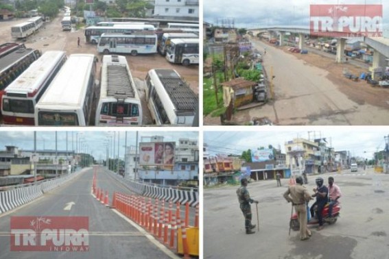 To fight COVID-19, Tripura Observes â€˜Complete Lockdownâ€™ on Sunday : Business meets Losses, Daily Workers are worst Sufferers