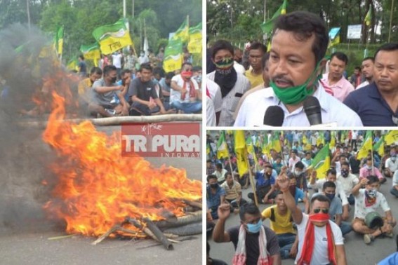 â€˜If BJP thinks that by destroying IPFT it will Enjoy Power, then BJP is thinking AKASH-KUSUM ! MLAs, Ministers have no Freedom ! Only Anarchyâ€™, IPFT MLAâ€™s Bombing Statement on Strike Day