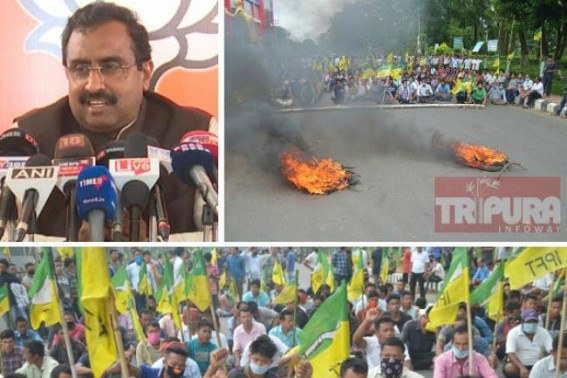 BJP, IPFT Splitting : BJP National General Secretary Ram Madhav scheduled  Tripura Visit for 2 days, to arrive in Agartala today 2 PM