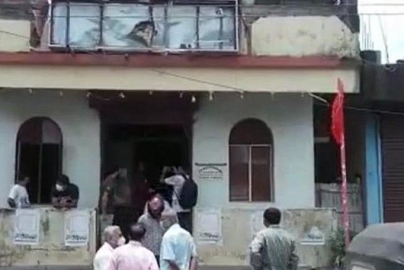 CPI-M's Badharghat office was set on fire 