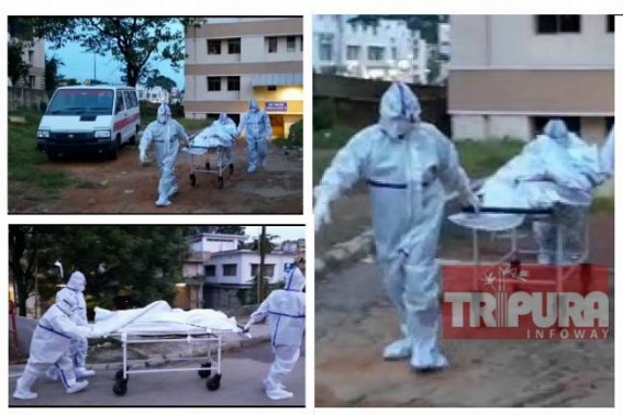 Dead-Bodiesâ€™ rows increasing in Tripura : Death Toll at 5, State records highest spike of Positive Cases in last 24 hrs 