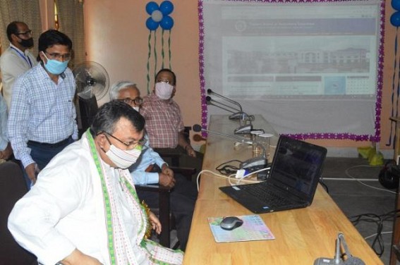 Education Minister inaugurated TBSE Website 