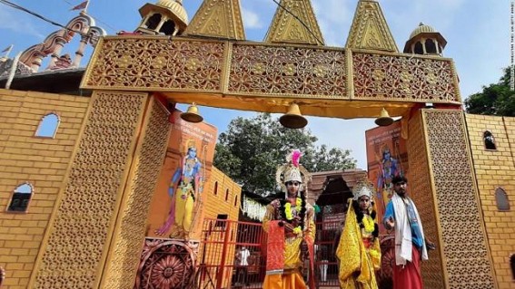 Ayodhya temple foundation celebrated in NY despite ban on video display
