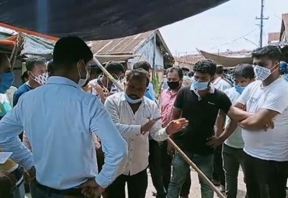Agartala : Heavy argument erupted between Businessmen and Administration after Administration tried to Regulate â€˜Exact Pricesâ€™ on Commodities