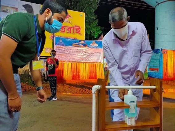 Mega Masks Distribution cum Sanitization Project by Lions Club of Dharmanagar and Leo Club of Dharmanagar