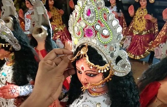Preparations for Kojagari Lakshi Puja on peak in Tripura 