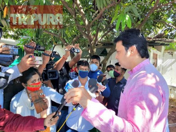 'Price hikes reports are Fake ! Prices of Vegetables have downed than previous years', claims CM Biplab Deb