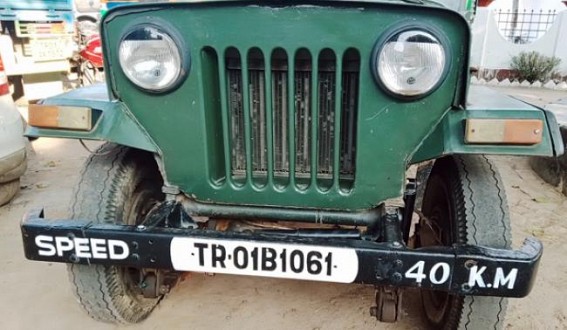 TSR vehicle injured an elderly man severely on Teliamura National Highway 