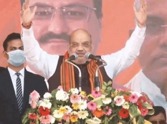 Shah reaches Guwahati to kick start BJP's Assembly poll campaign