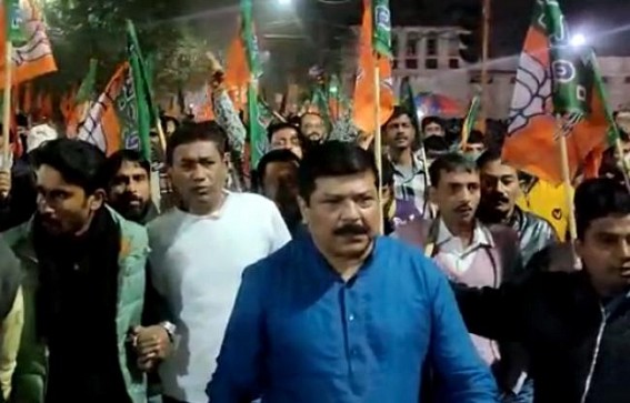 BJPâ€™s rebel MLAsâ€™ supporters outnumbered Biplab's faction in Friday rally