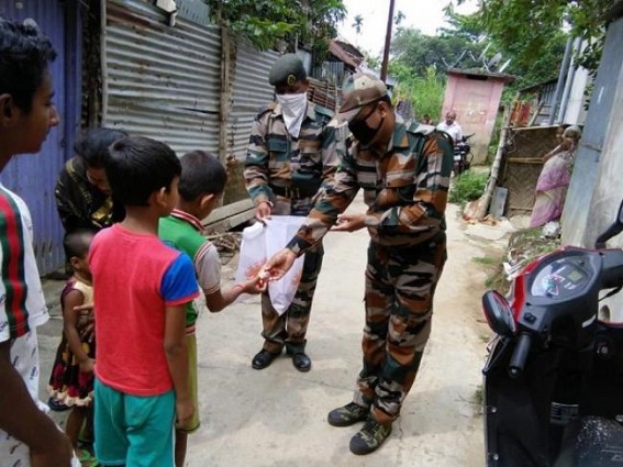 Purvaudaya distributed Foods to Agartala children amid COVID19 lockdown