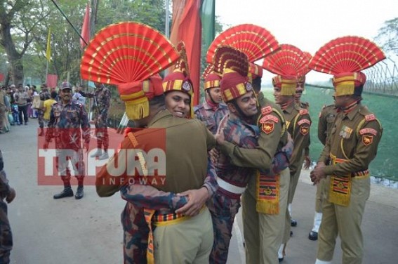 BSF-BGB exchanged love, sweets on the occasion of Indiaâ€™s Republic Day 