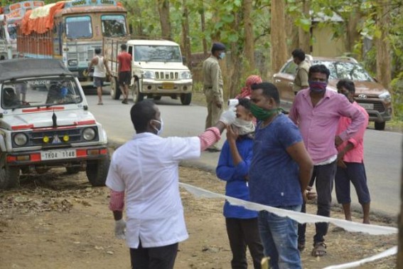 Emergency alerts across 3 kilometer area of 138 Bn BSF camp in Tripura : Checking, Screening beefed up across state
