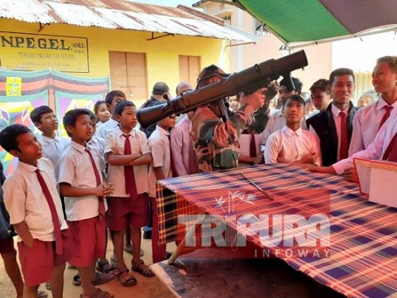 Assam Rifles organised exhibition on â€˜Know Your Armyâ€™