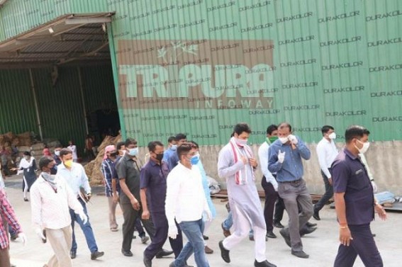Chief Minister urged border areas people to keep vigils to ensure no Intrusion from Bangladesh