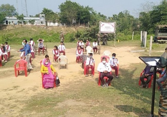 Assam Rifles organized â€˜Valour of Martyrs' and 'COVID-19' Awareness Programme