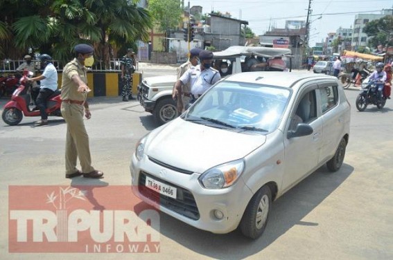 Tripura continues Lockdown observance amid tight security, 2 fresh positive cases in State : Lockdown 3.0 begins from tomorrow for 2 weeks till May 17 