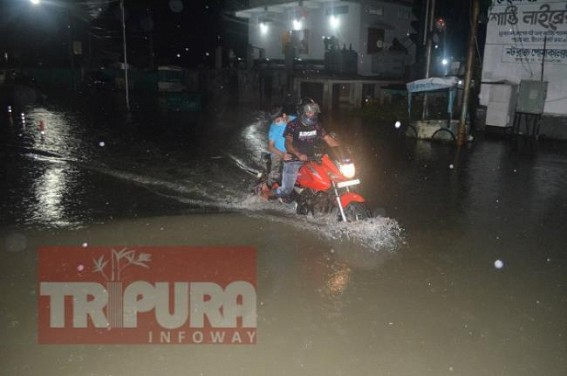 Water-Logging in Agartala, normal lives disturbed