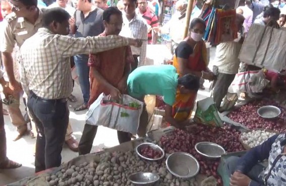 â€˜People are not cooperatingâ€™ ! SDM expressed frustration as Lockdown announcement multiplied gathering in Agartala 