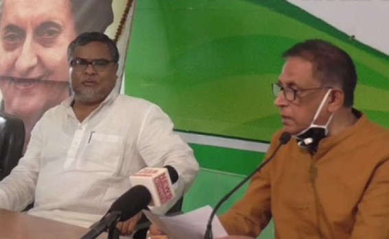 Lockdown21 : Congress demands Financial Package for Poor, Daily Workers in Tripura