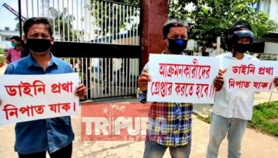 Incredible Tripura ! Widow Woman beaten severely by villagers accusing her as Witch, admitted in GB hospital : No Arrest of culprits 