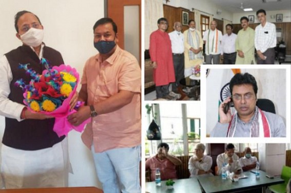 Anti-Biplab wave intensifies in Tripura BJP : Rebel MLA met BJP National General Secretary at Delhi, 27 MLAs in Tripura demand replacement of Biplab Deb as CM