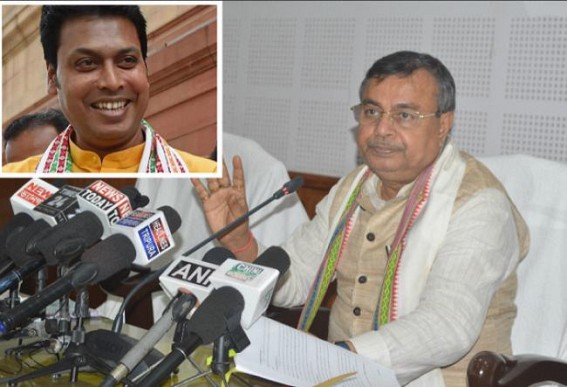 'Biplab Deb is the best CM of Tripura but Public will get the benefits if we continue for 15 years long' : Claims Ratanlal Nath after 33 months JUMLA cheating