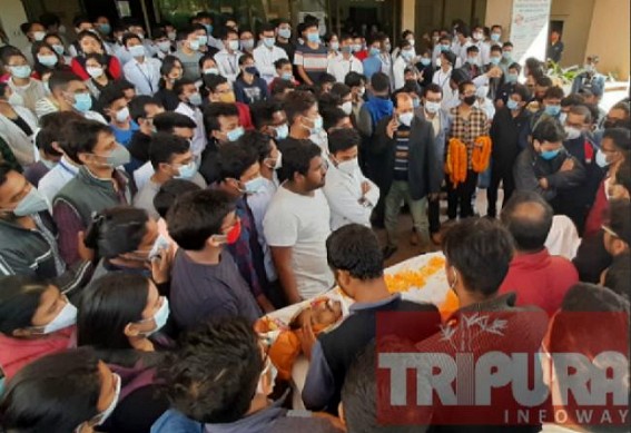 AGMC Final Year Student's Death : Father rejects 'Suicide' incident claim by College Authority, alleged it is Murder
