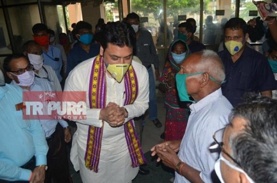 â€˜Tripuraâ€™s COVID-19 Recovery rate is better than other statesâ€™ : CM