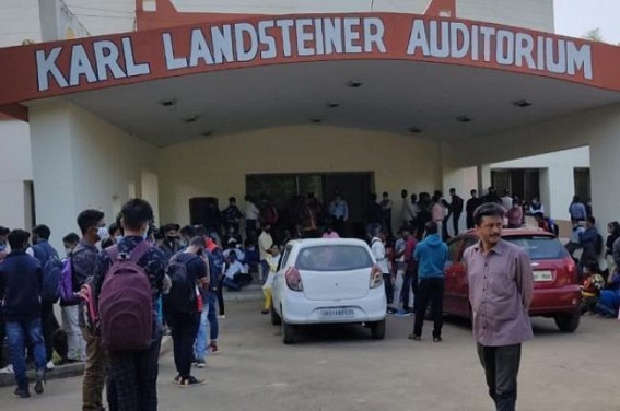 Protest over GNM counselling in AGMC : Students alleged 'cheating' by authority 